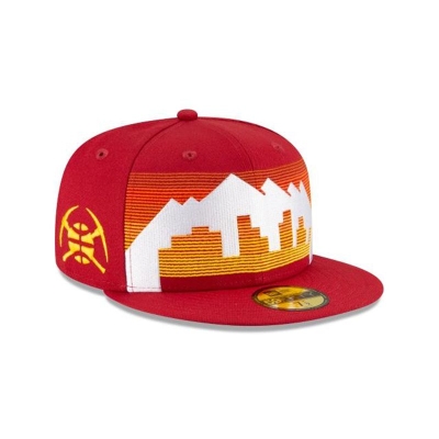Denver Nuggets Gorra | New Era NBA City Edition 59fifty Fitted Cap Mexico - Azules